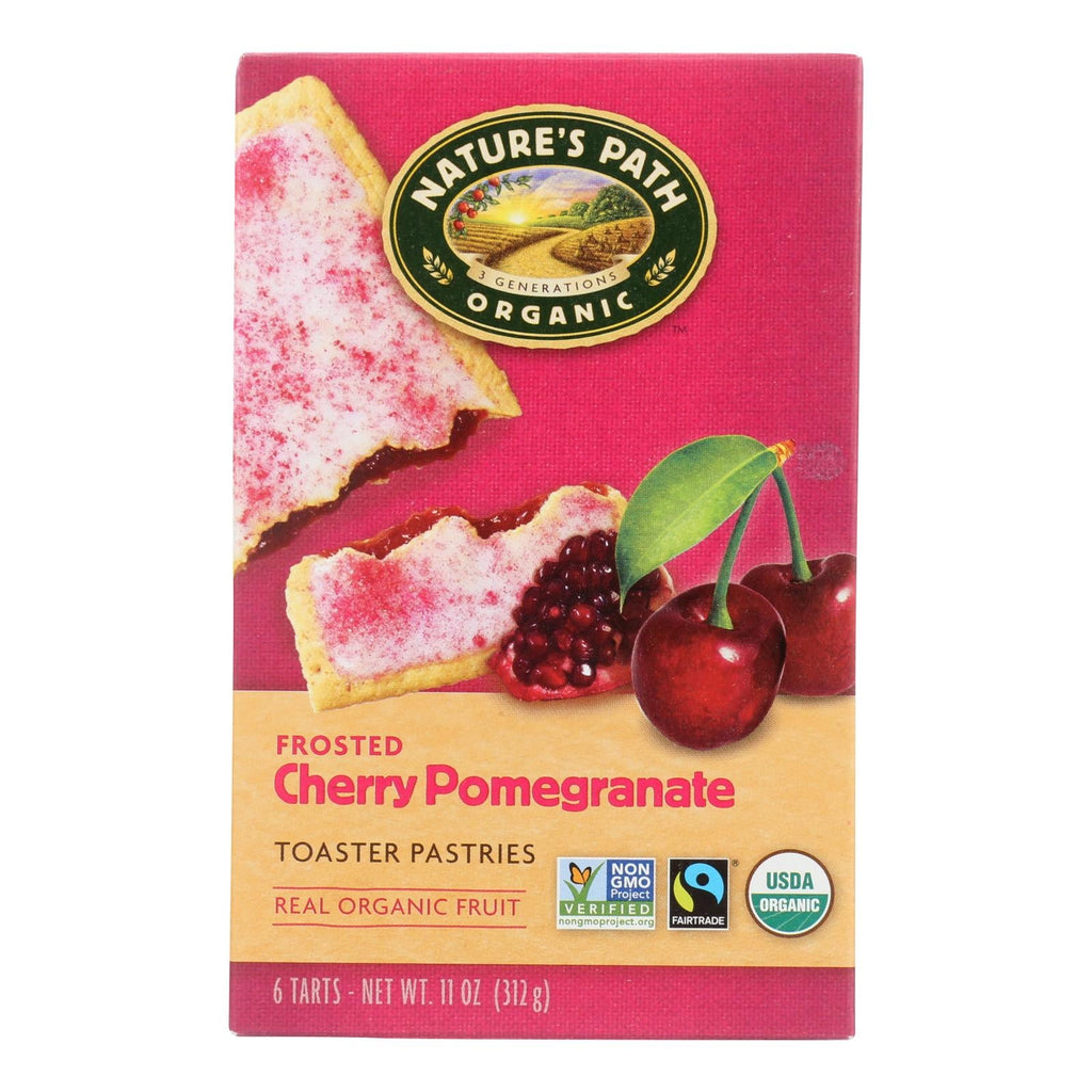 Nature's Path Organic Frosted Toaster Pastries: Satisfy Your Sweet Cravings with Cherry Pomegranate Flavor (Pack of 12)
