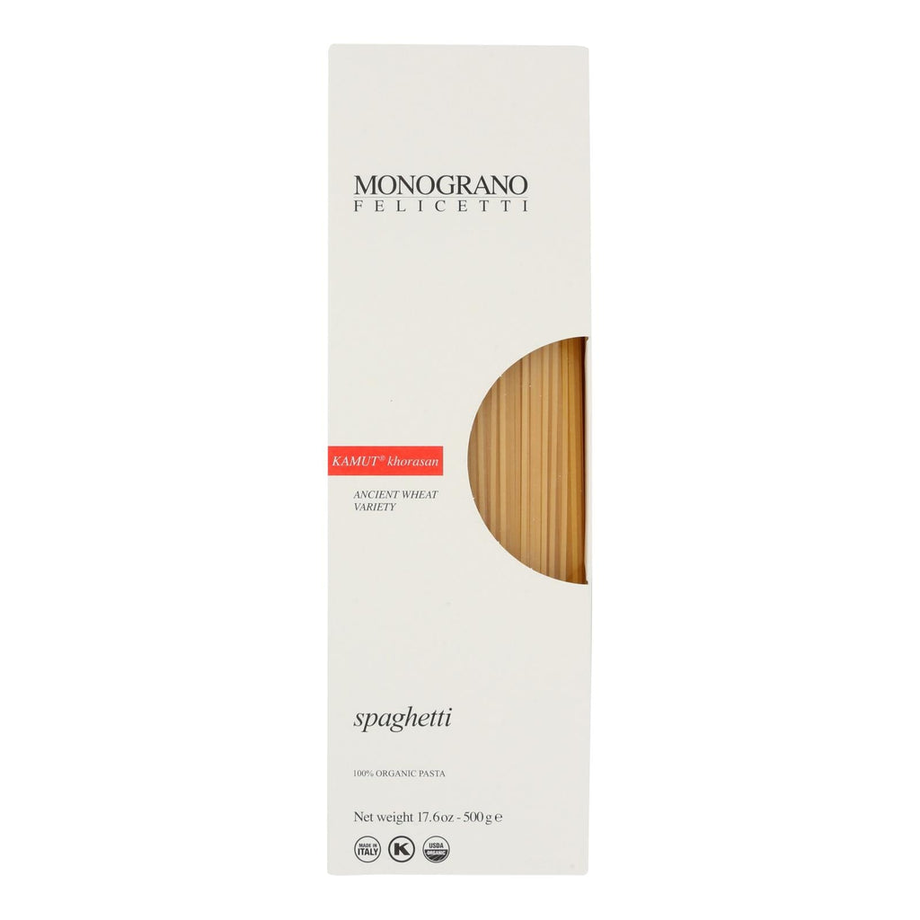 Monograno Organic Kamut Spaghetti, 17.64 Oz. (Pack of 12)