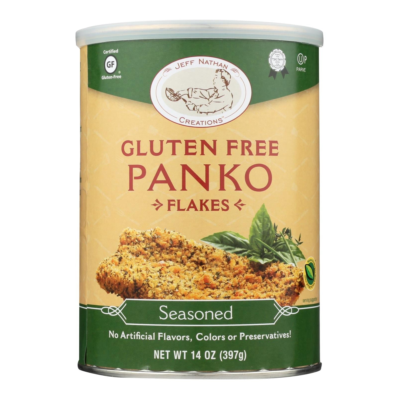 Gluten Free Panko Bread Crumbs by Jeff Nathan Creations (Pack of 12 - 14 Oz.)