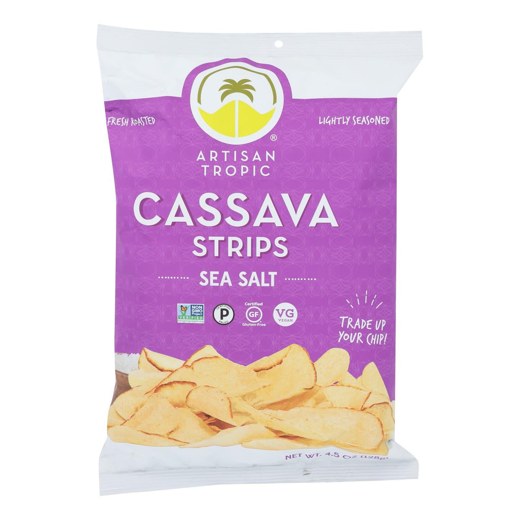 Artisan Tropic Cassava Strips with Sea Salt (12 x 4.5 Oz.)