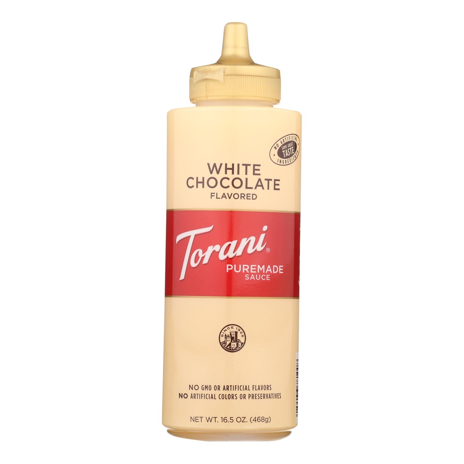 Torani White Chocolate Sauce (4-Pack, 16.5 oz. each)