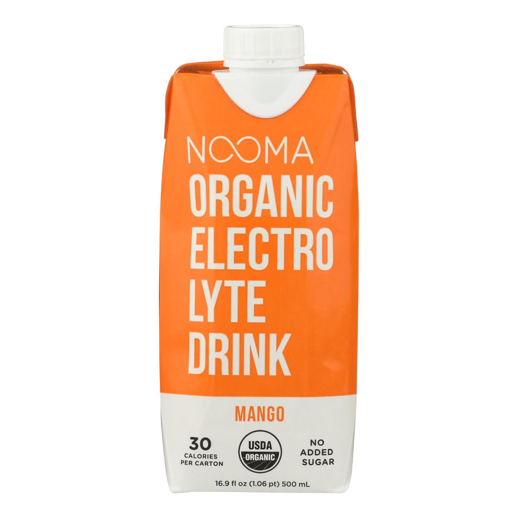 Nooma Organic Electrolyte-Rich Mango Drink, Pack of 12