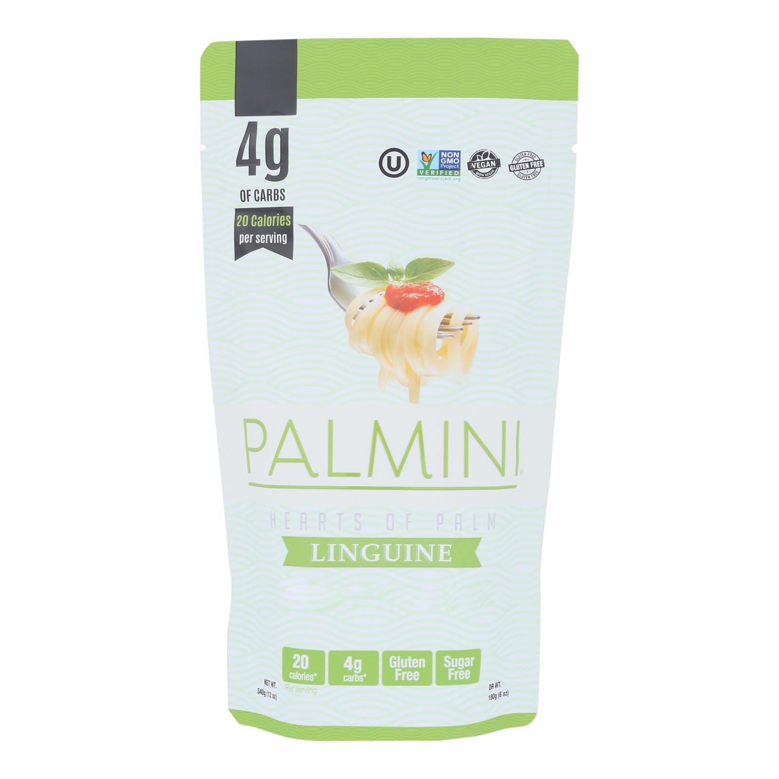 Palmini Zero Carb, Zero Calorie Vegetable Pasta (Pack of 6 - 12 Oz.)
