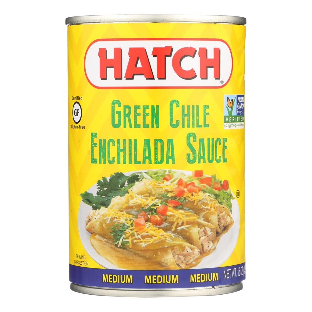Hatch Chili, Green Chile Enchilada Sauce, 15 fl oz, Pack of 12, No Preservatives