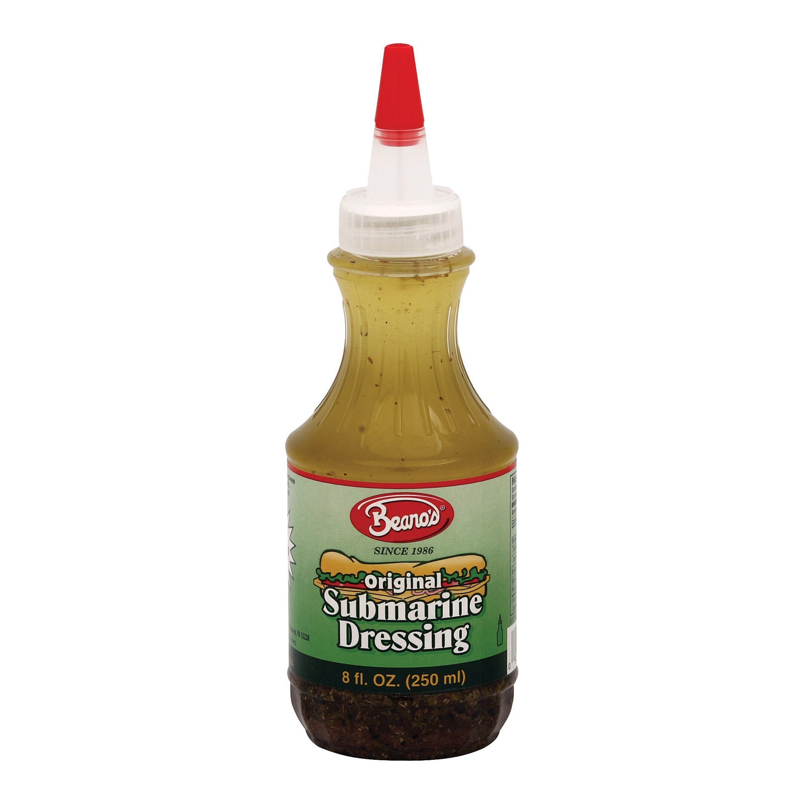 Beano's Original Submarine Dressing, 8 oz, Pack of 12