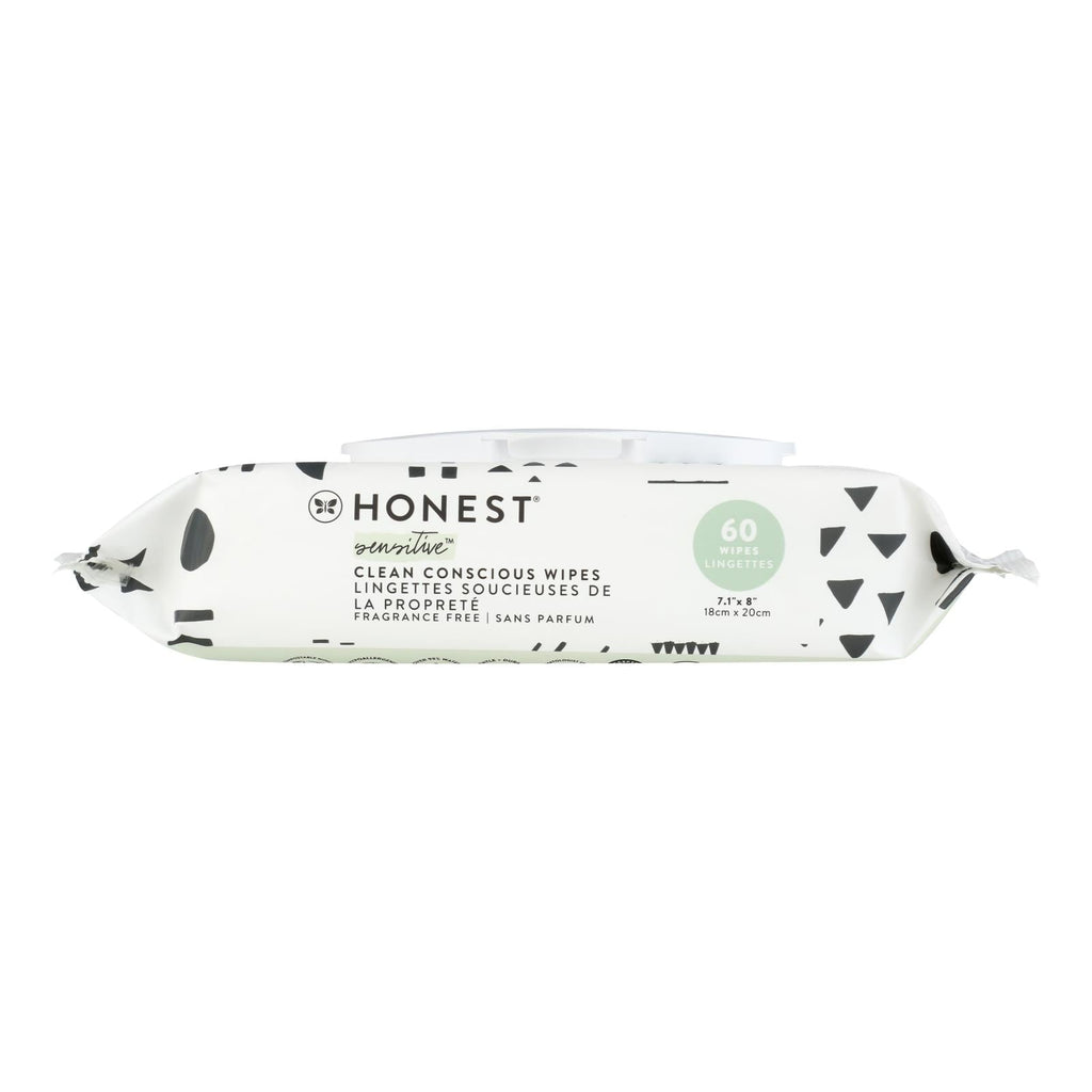The Honest Company Pattern Play Printed Wipes, 60 Count