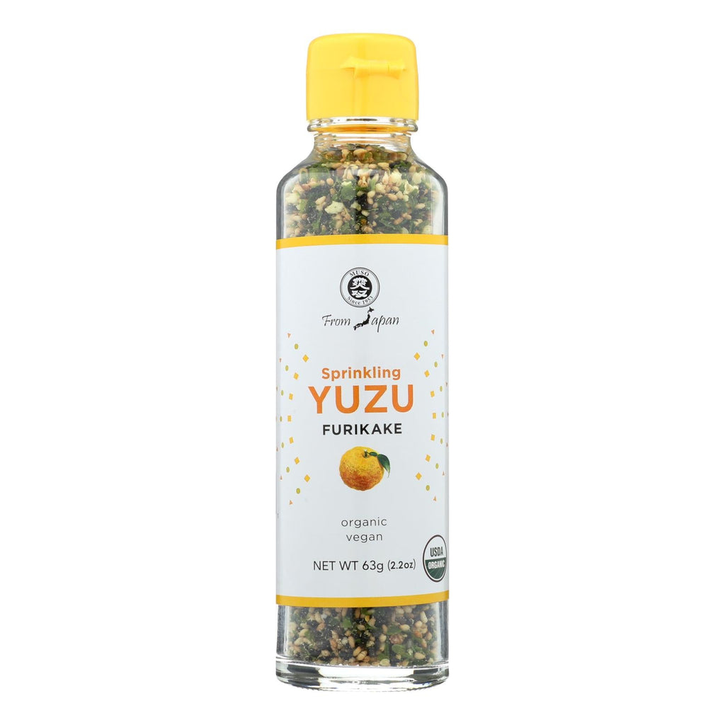 Muso From Japan Organic Yuzu Furikake Sprinkle, Case of 6, 2.2 Ounces Each