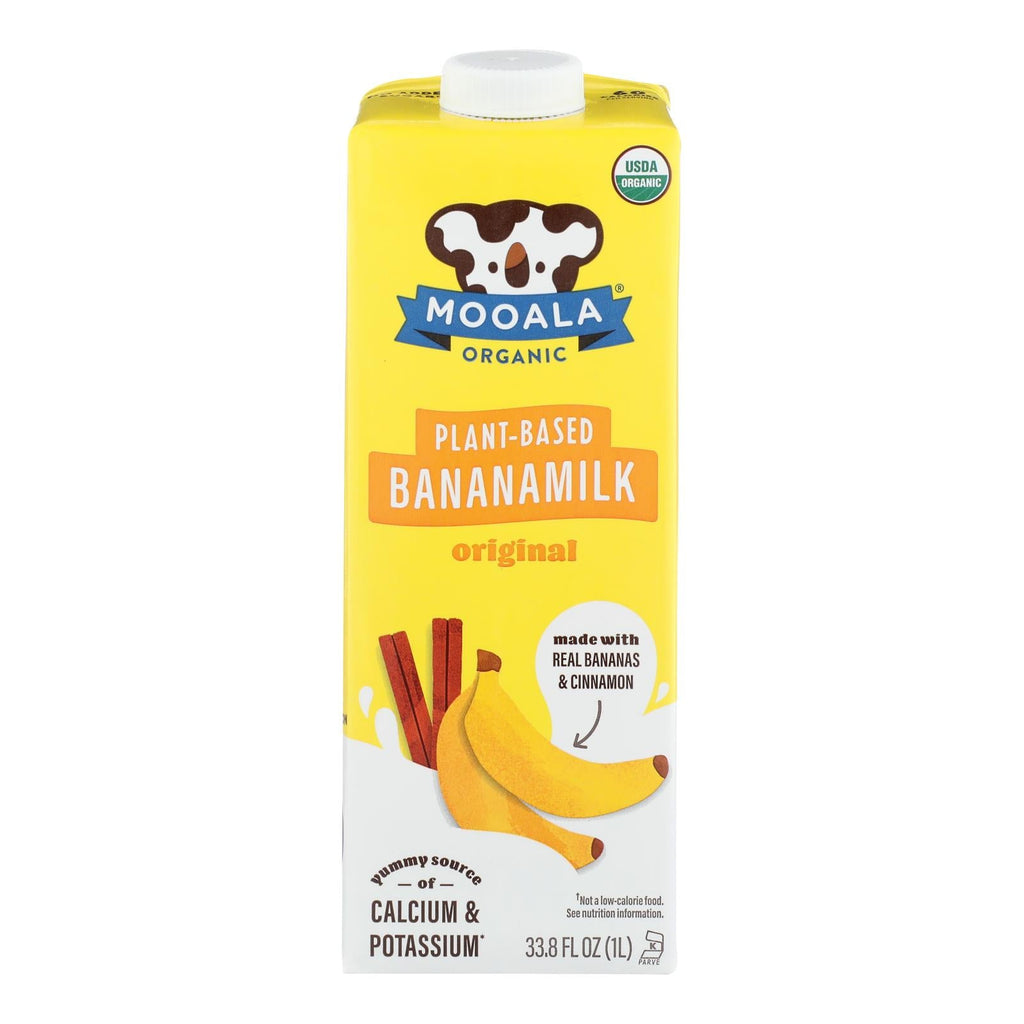 Mooala Organic Original Banana Milk, Case of 6, 32 Fluid Ounce