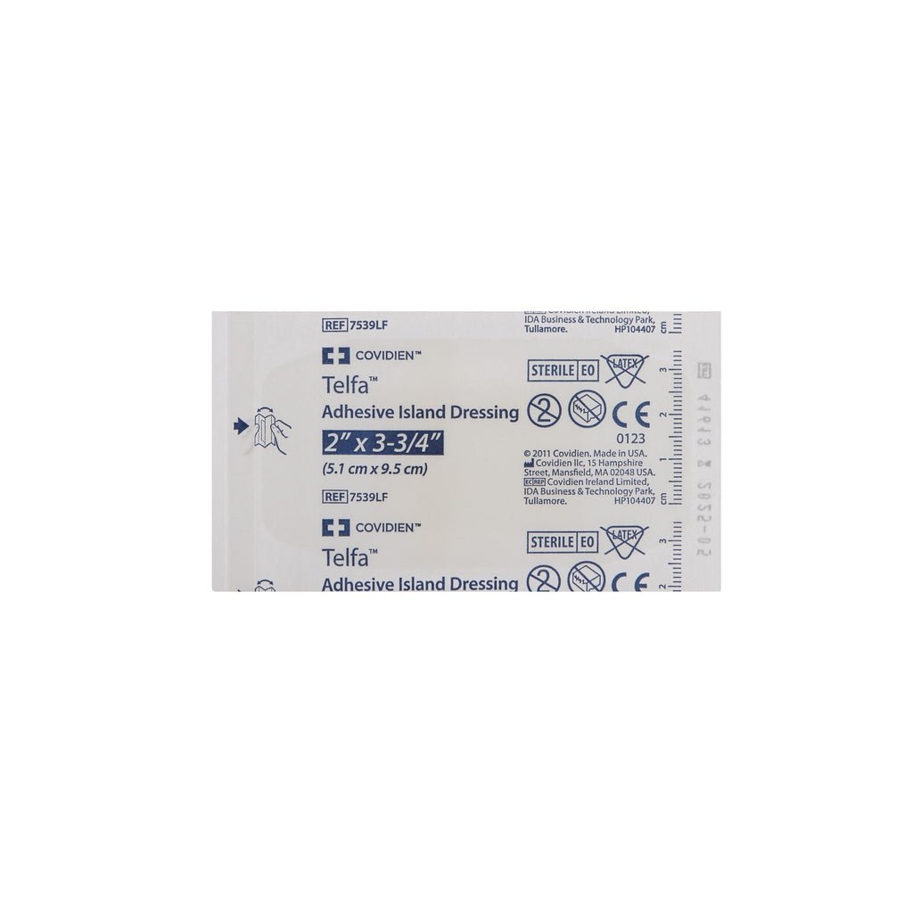Telfa™ White Adhesive Strip, 2 x 3-3/4 Inch 7539LF