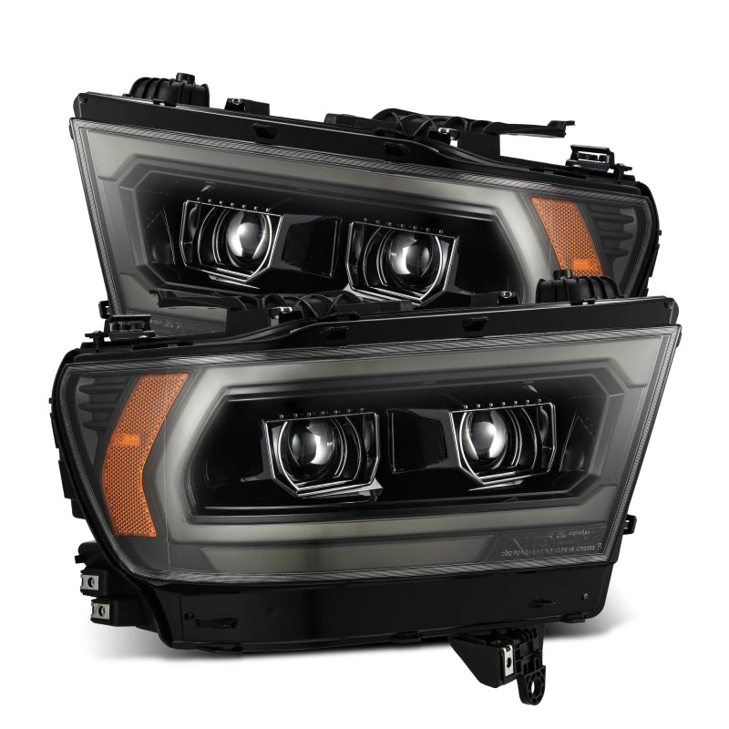AlphaRex 19-22 Ram 1500 LUXX LED Projector Headlights Alpha Black 880575 *Discontinued