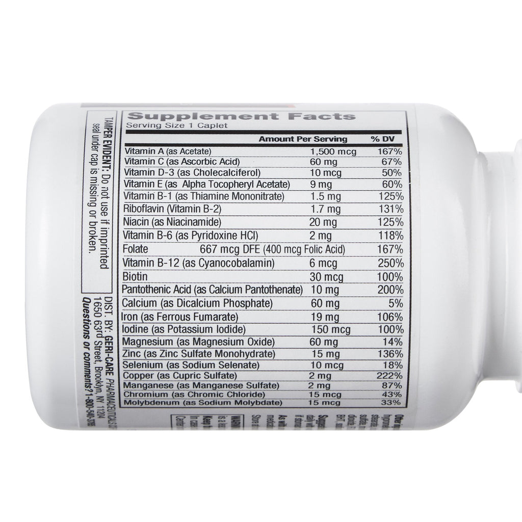 Geri-Care® Multivitamin Supplement with Minerals 621-01-GCP