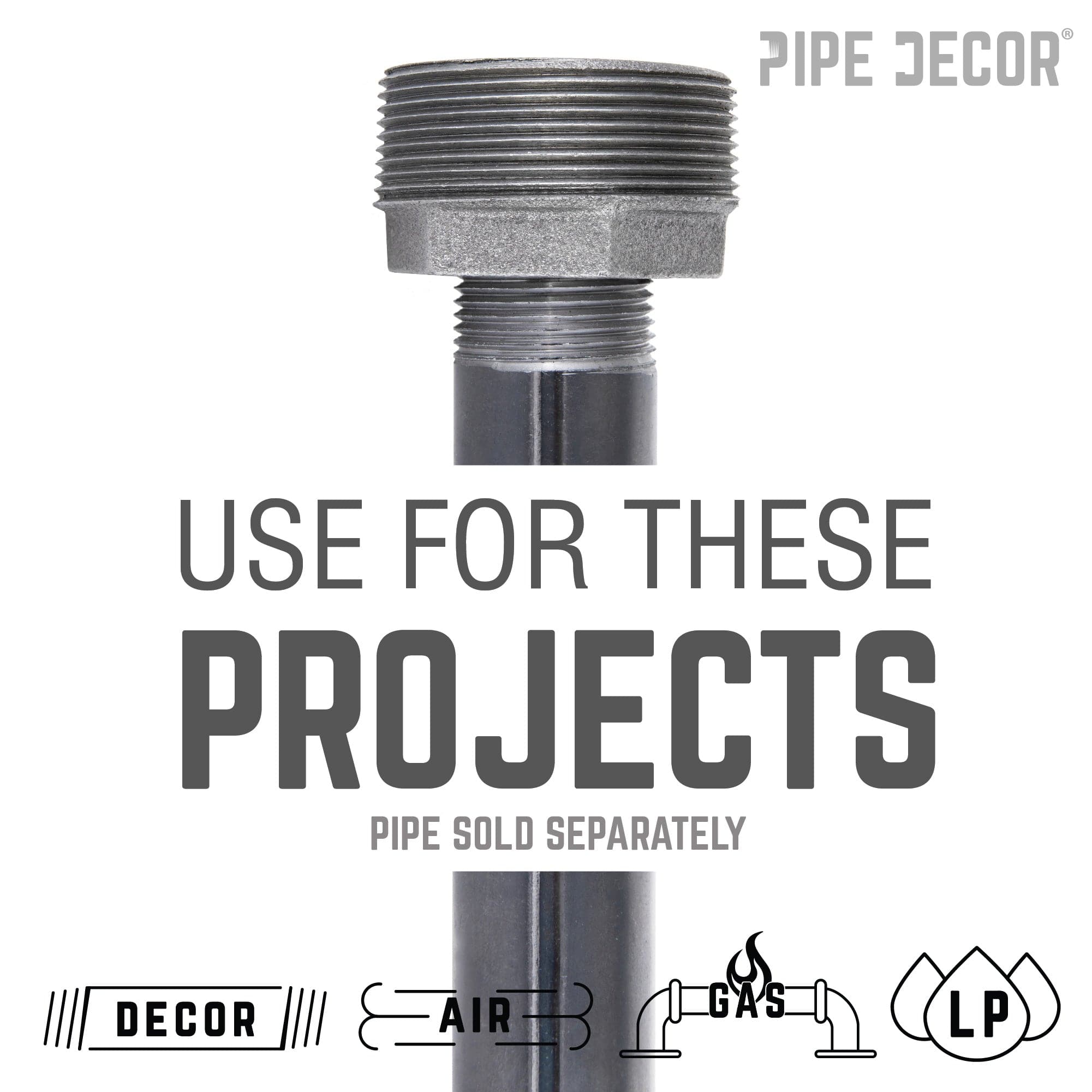 3/4 in. x 3/8 in. Black Bushing
