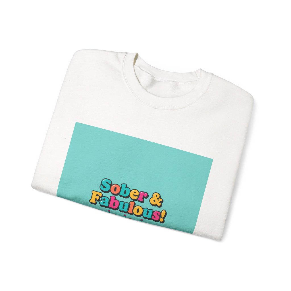 Sober & Fabulous Crewneck Sweatshirt, Dry January, Mocktail Trend