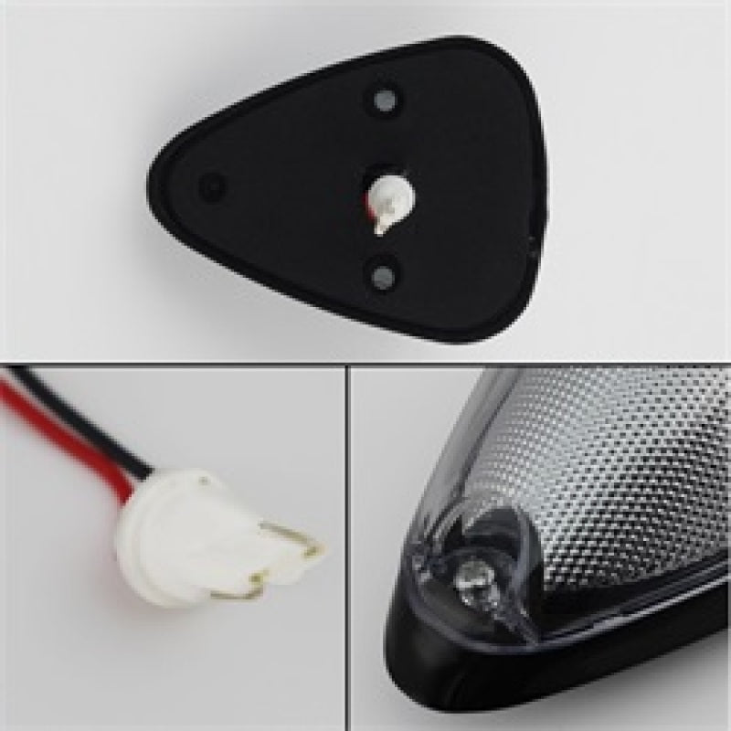 SPYDER xTune Ford SuperDuty F250-F250 99-15 Amber LED Cab Roof lights - Smoke ACC-LED-FDSD99-CR-SM 9924590
