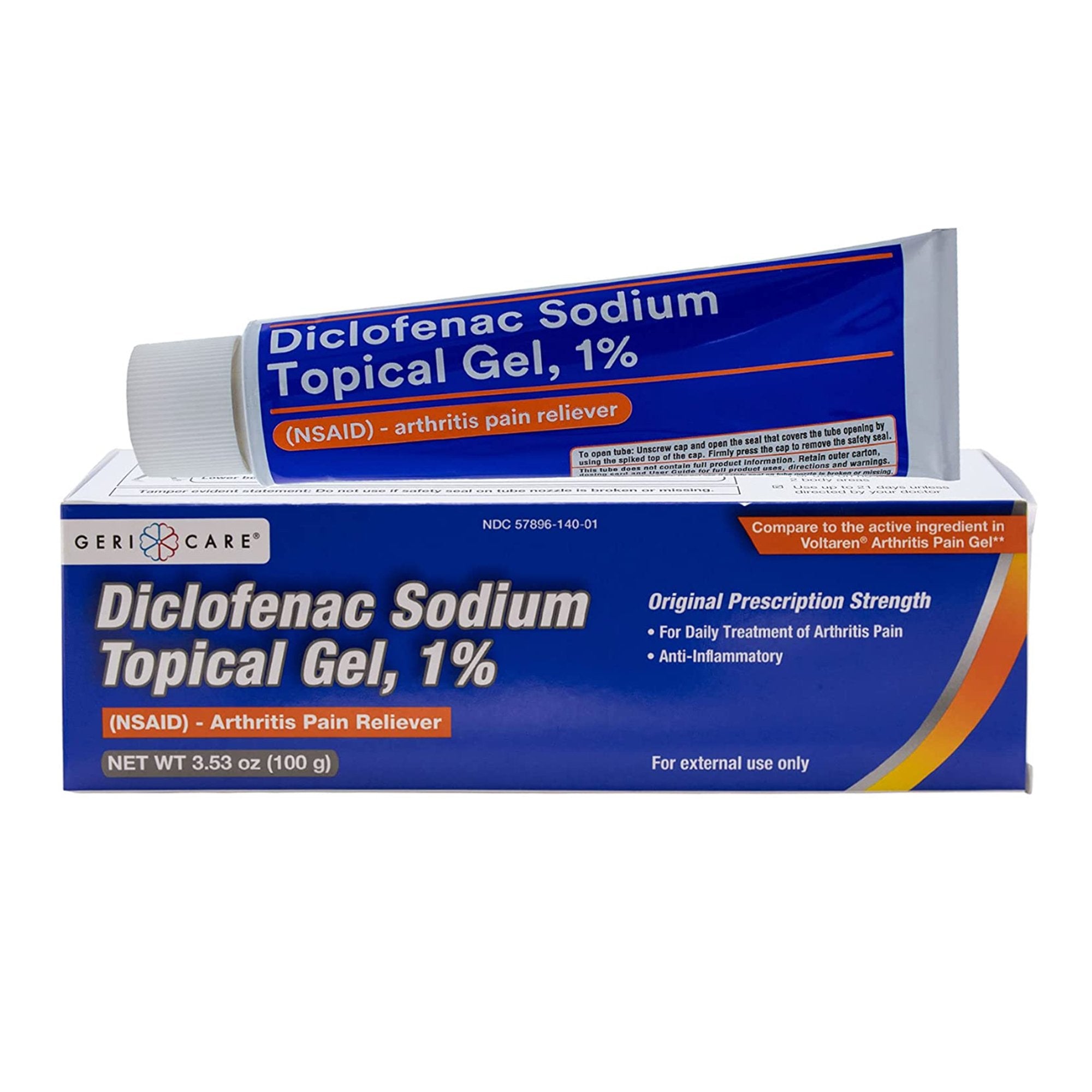 Geri-Care® 1% Diclofenac Sodium Topical Gel NSAID Arthritis Pain Reliever S140-01-GCP