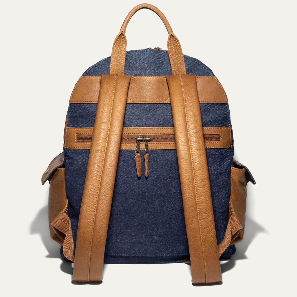 Canvas & Leather Backpack