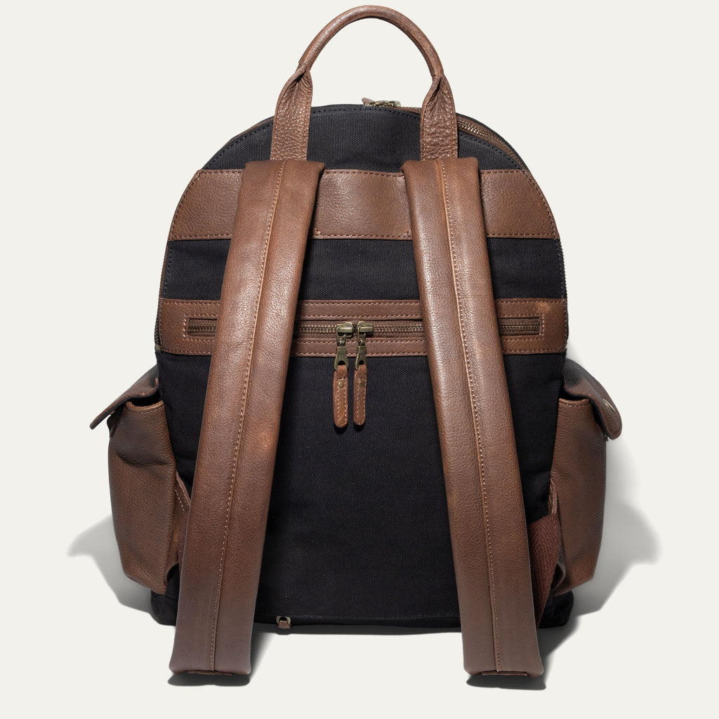 Canvas & Leather Backpack