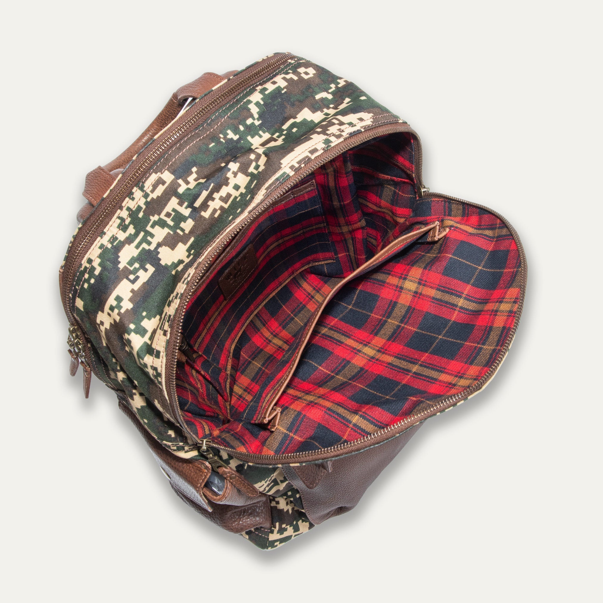 Canvas & Leather Backpack