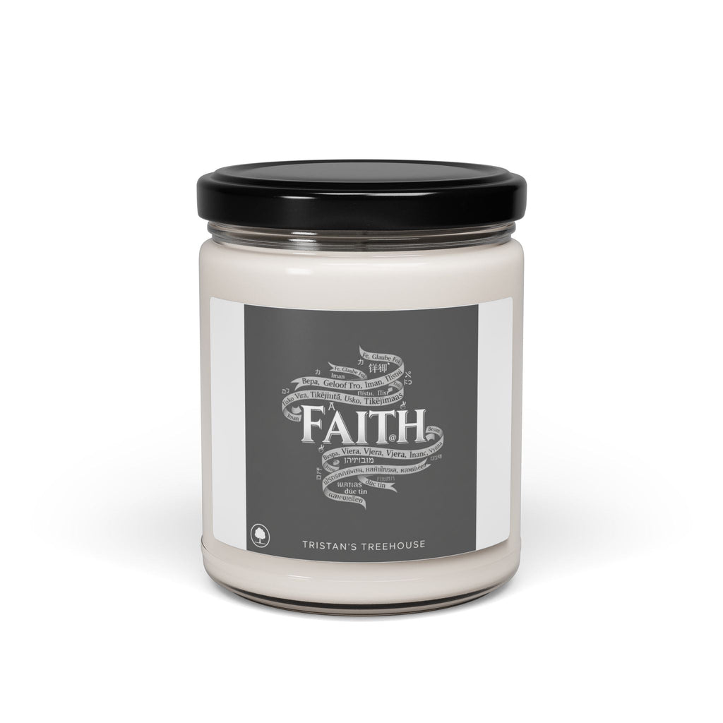 Handwritten Doodle Faith Candle | Soy Jar Candle, Sketch Aesthetic