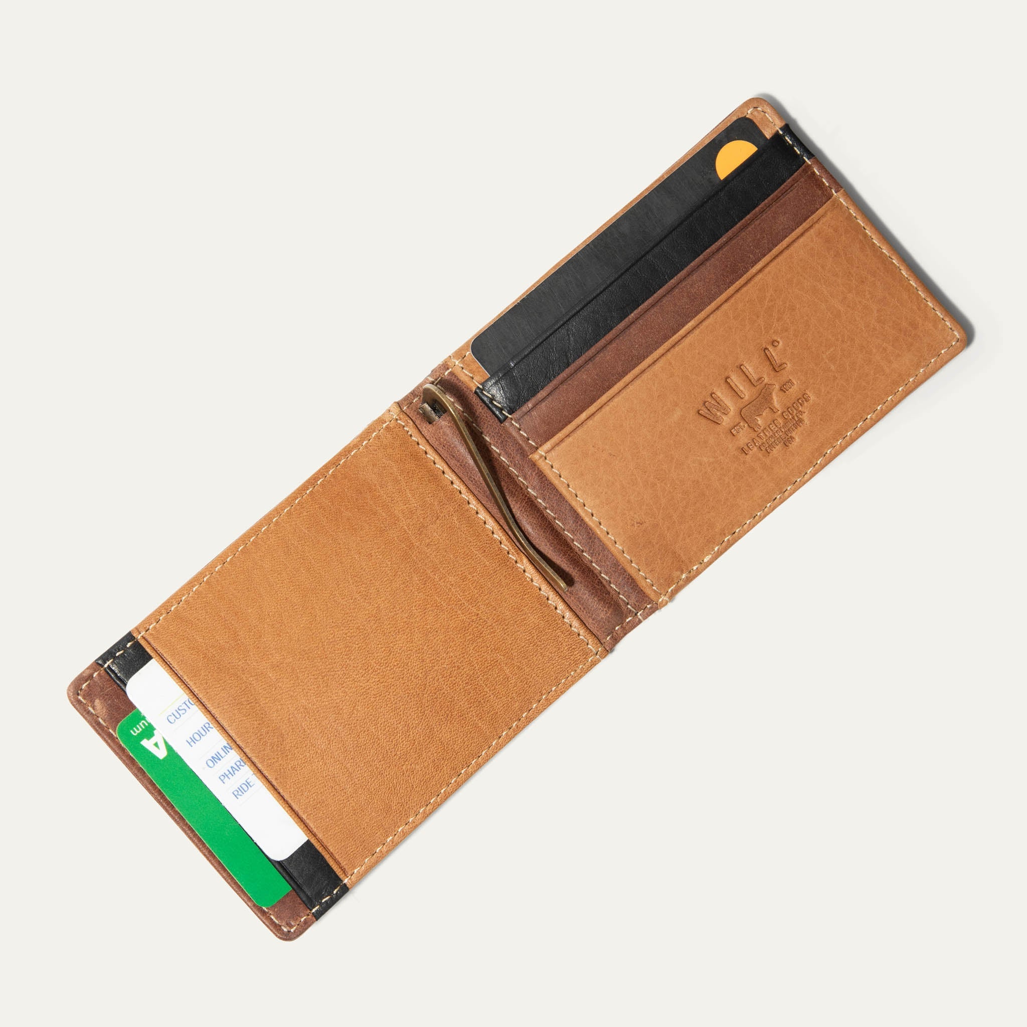 Mondrian Color-Block Slimfold Wallet