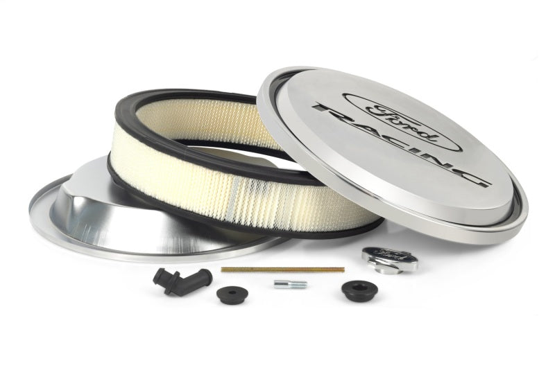 Ford Slant Edge Air Cleaner Kit 13in Dia Drop Base FRD302-383