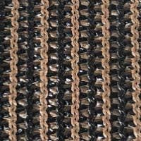 Eden's Decor Straight Flat-Edged Sun Shade Sail Rectangular 12' x 14' Brown UV-Blocking Outdoor Canopy Fabric Cloth Awning for Pergola Patio Garden Backyard Custom Size
