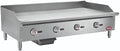 Kratos 29Y-006 48" Commercial Restaurant Gas Countertop Griddle, Manual Controls, 4 Burners, 120,000 BTU Output