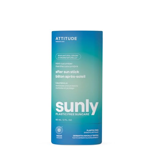 Attitude Sunly After Sun Cucumber Mint, 2 oz, Soothing Skin Relief