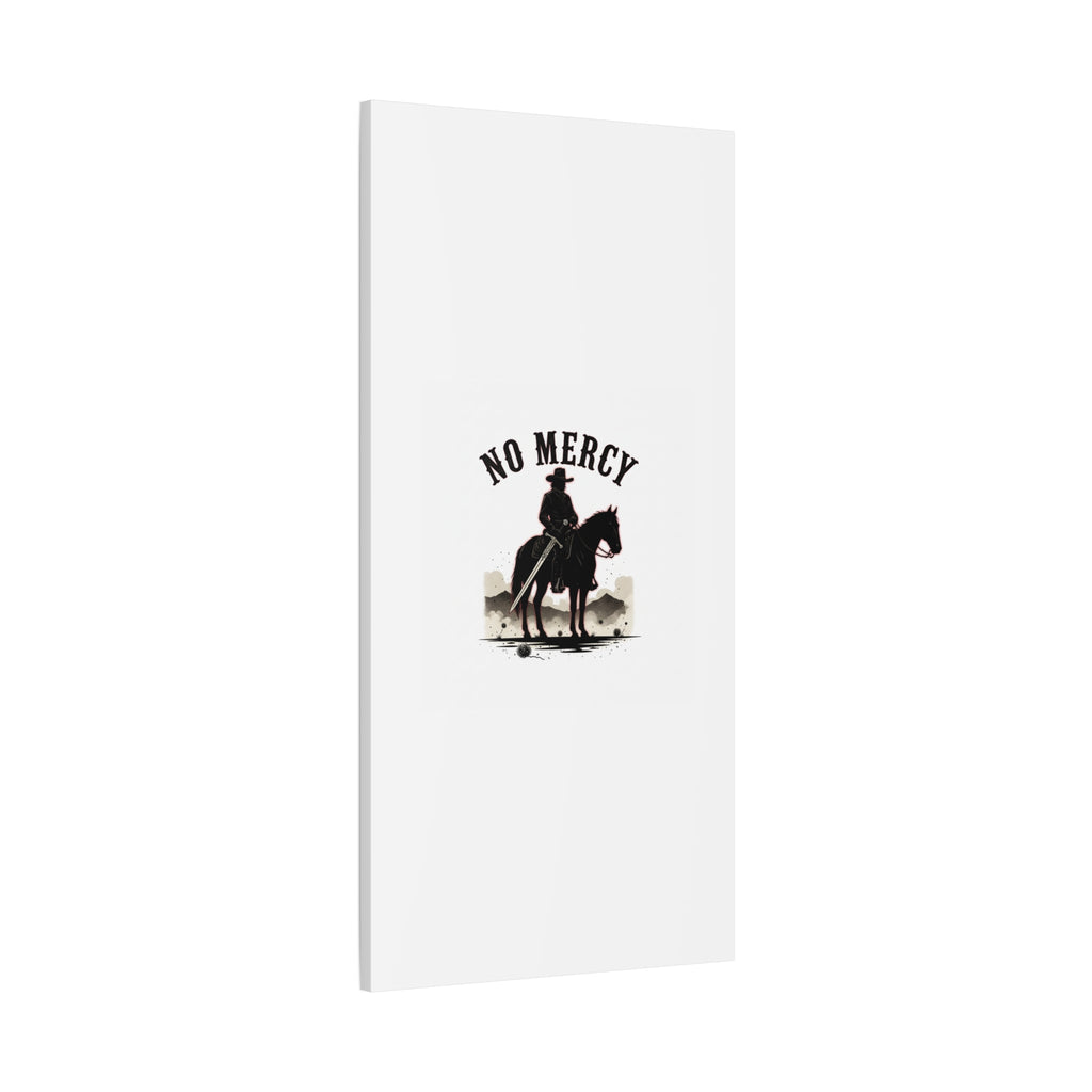 No Mercy Cowboy Skull Canvas | western skull art, gothic Americana