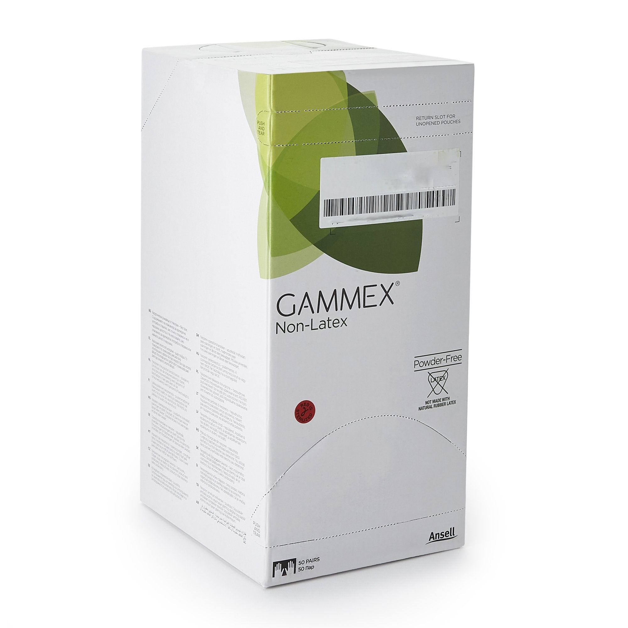 Gammex® Non-Latex Polyisoprene Surgical Glove, Size 6, Green 8512