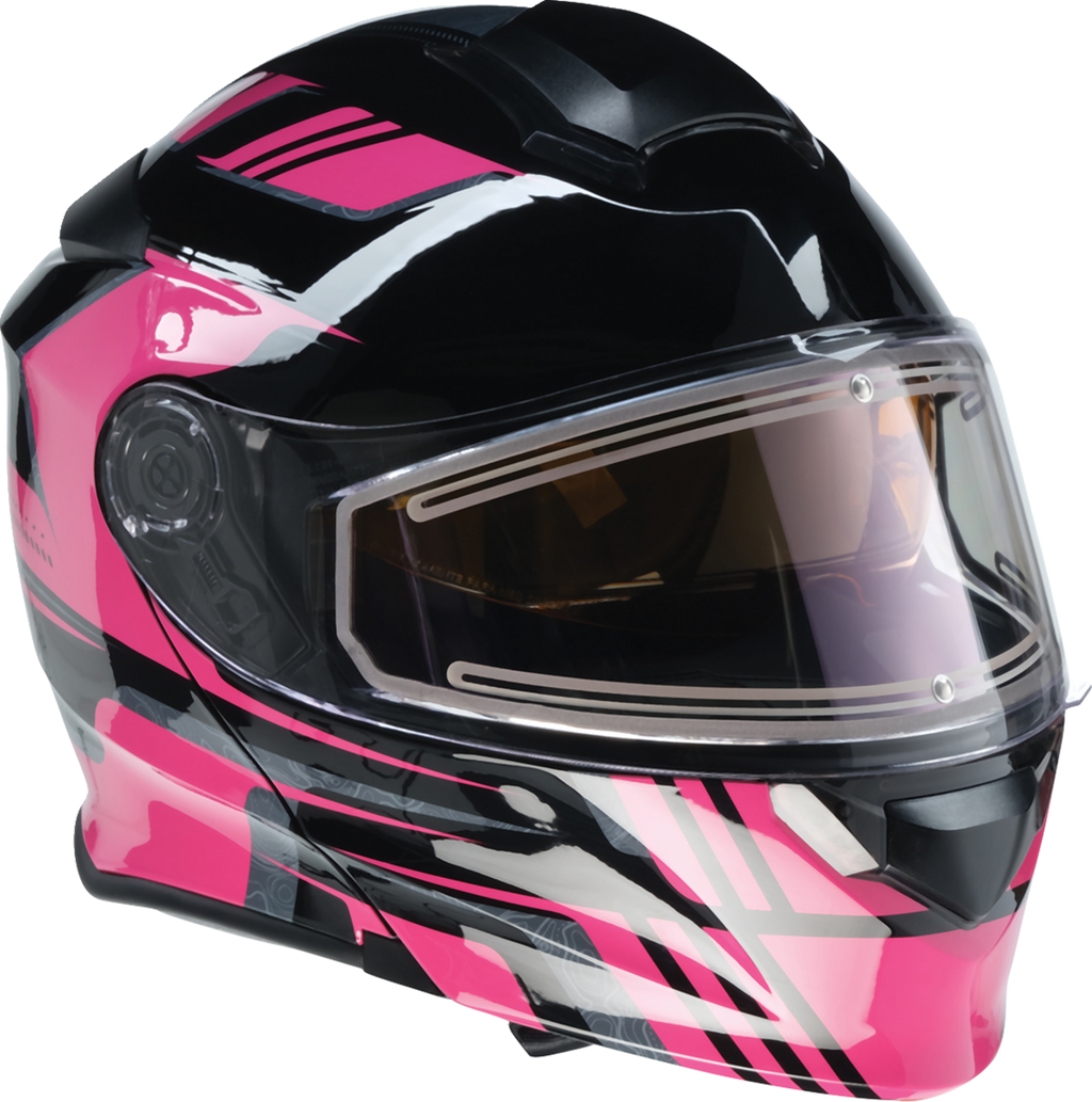 Z1R, Z1R Solaris 2.0 Helmet First Tracks Electric Dual Pane Shield Large Black/Pink - Part 0120-0846