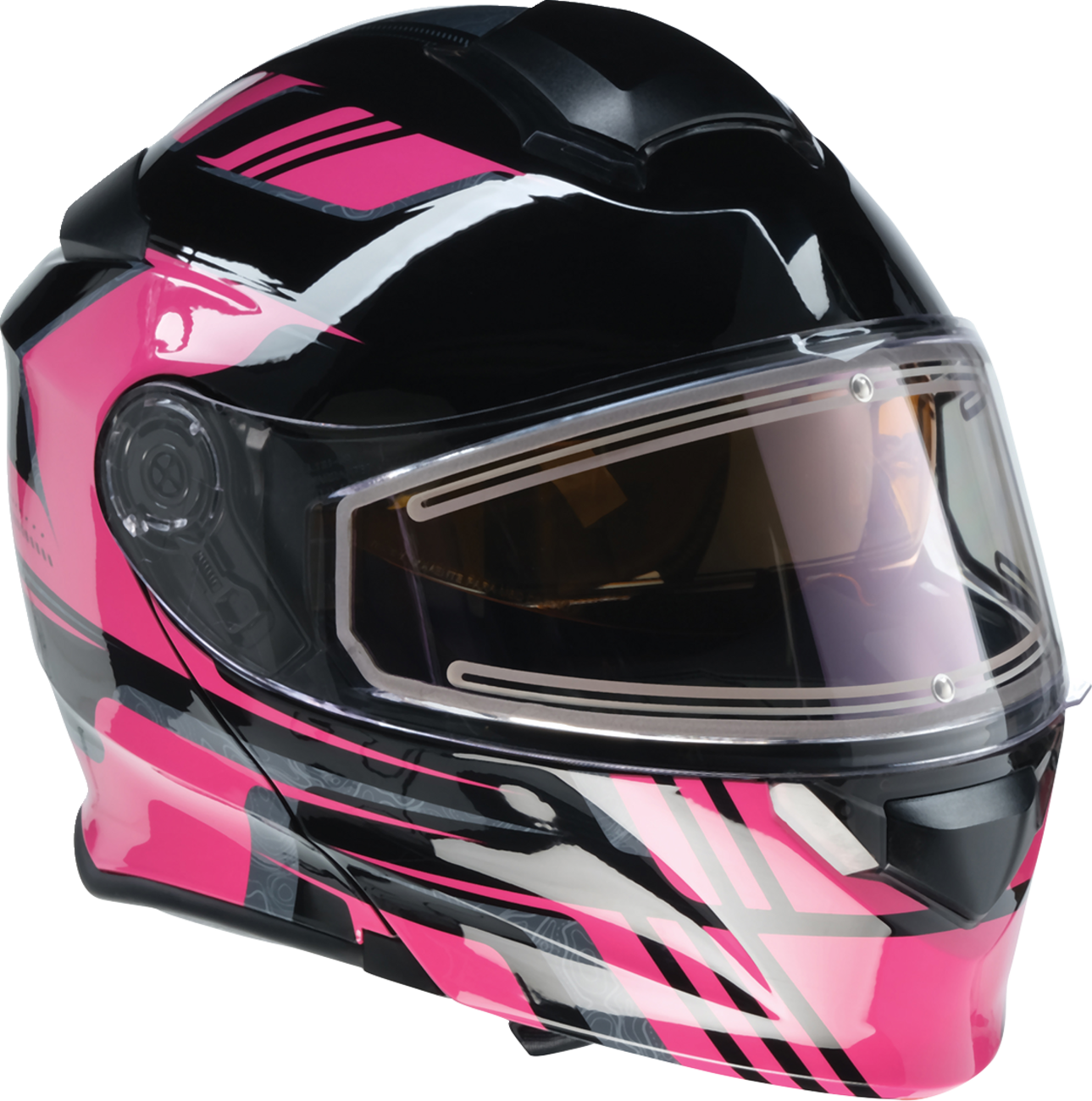 Z1R, Z1R Solaris 2.0 Helmet First Tracks Electric Dual Pane Shield Large Black/Pink - Part 0120-0846