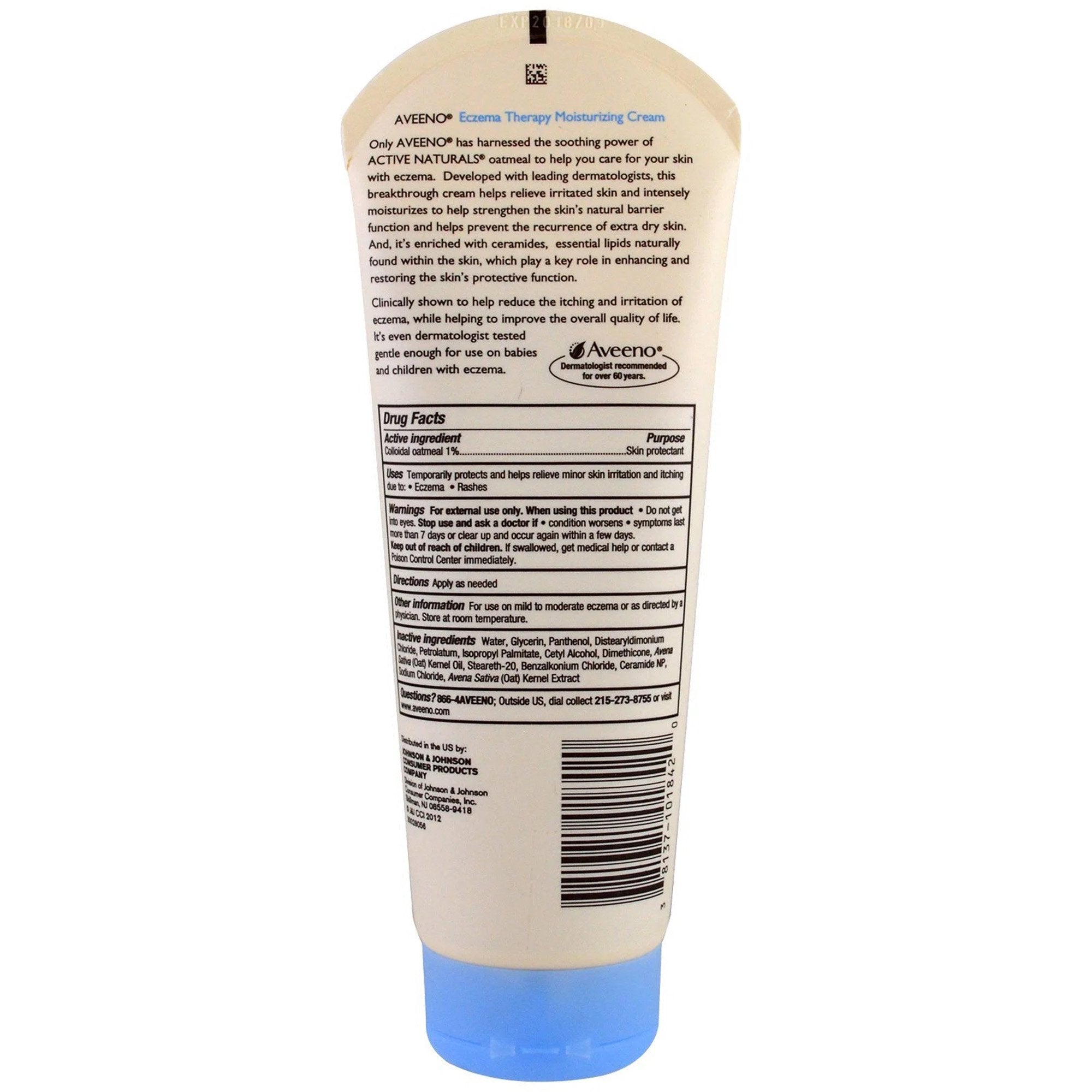 Aveeno® Active Naturals® Eczema Therapy Moisturizing Cream, 7.3 oz. 38137101842