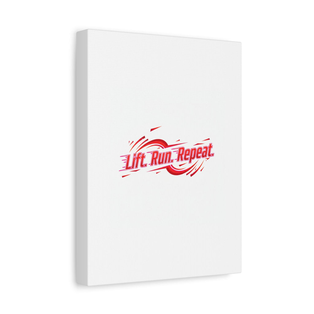Lift Run Repeat Canvas | Fitness Wall Art, Gym Motivation