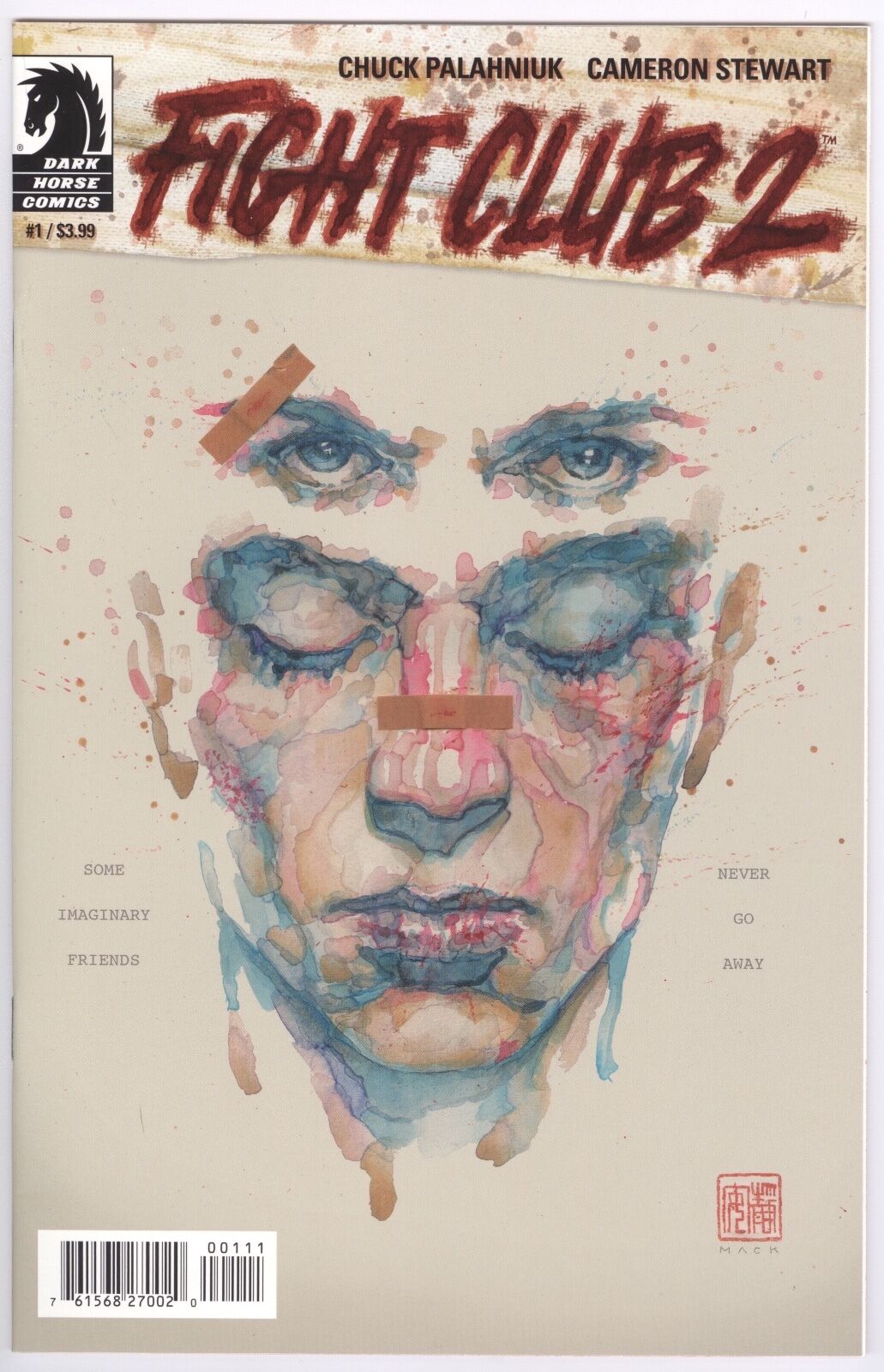 Dark Horse Fight Club 2 #1 #2 #3 David Mack Cover Tyler Durden First Print