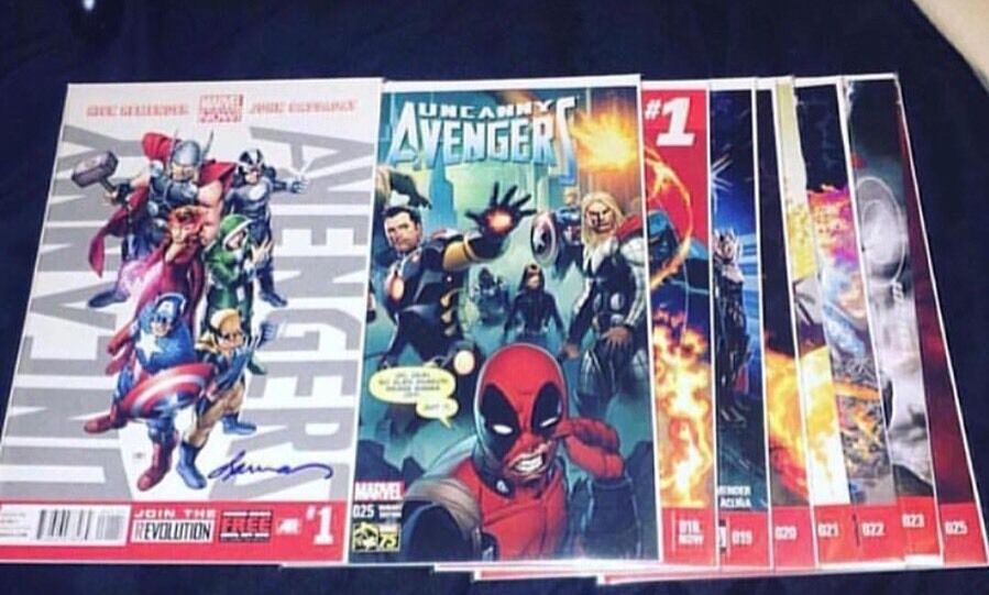 Uncanny Avengers issue 1, 18-23, 24 and 25 W/ Martin Sigs Havok Wasp Wolverine