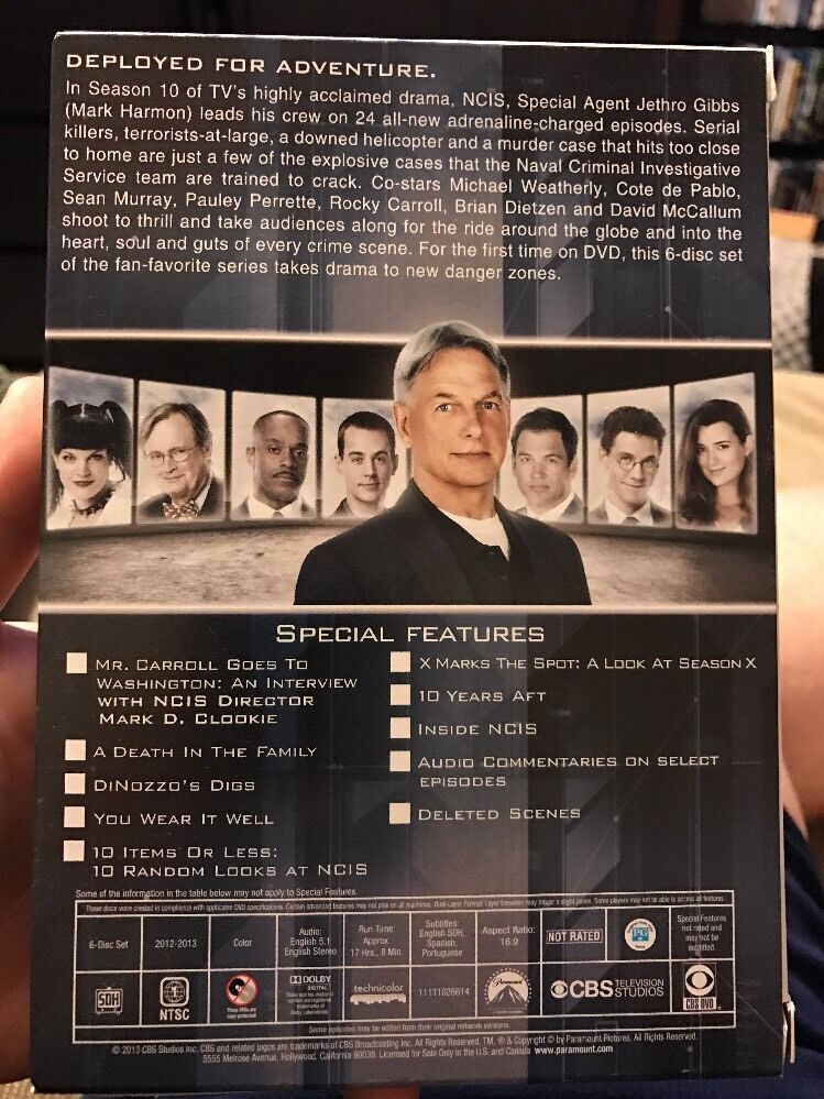NCIS: The Tenth Season (DVD, 2013, 6-Disc Set)