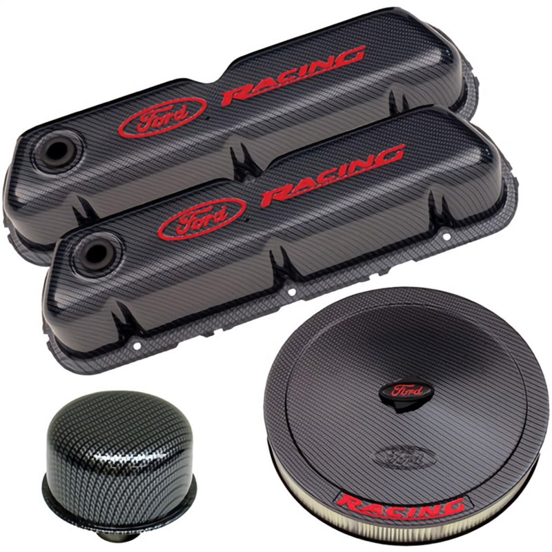 Ford Engine Dress up Kit C/F w/Ford Racing Logo FRD302-520