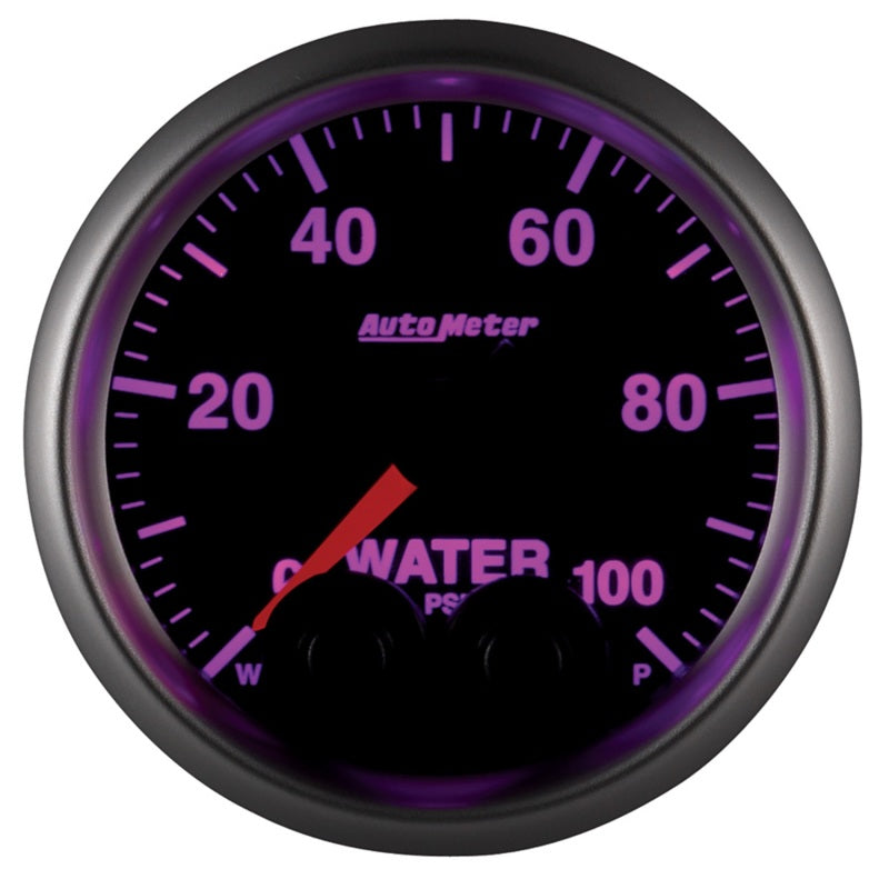 Autometer 2-1/16 E/S Water Press. Gauge - 0-100psi ATM5668