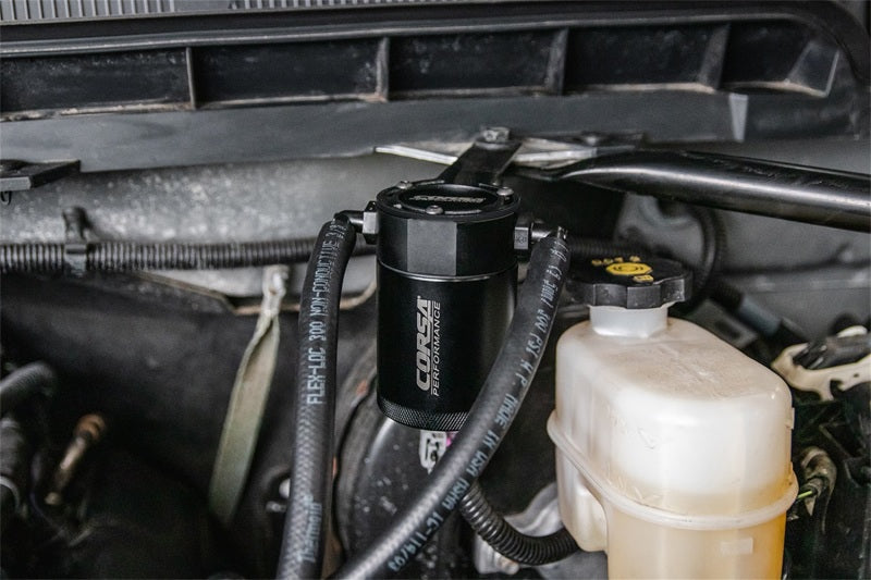 CORSA Performance Corsa 14-19 GM Silverado/Sierra/Tahoe/Yukon/Suburban/Yukon XL/Escalade (5.3L V8) Catch Can CC0001