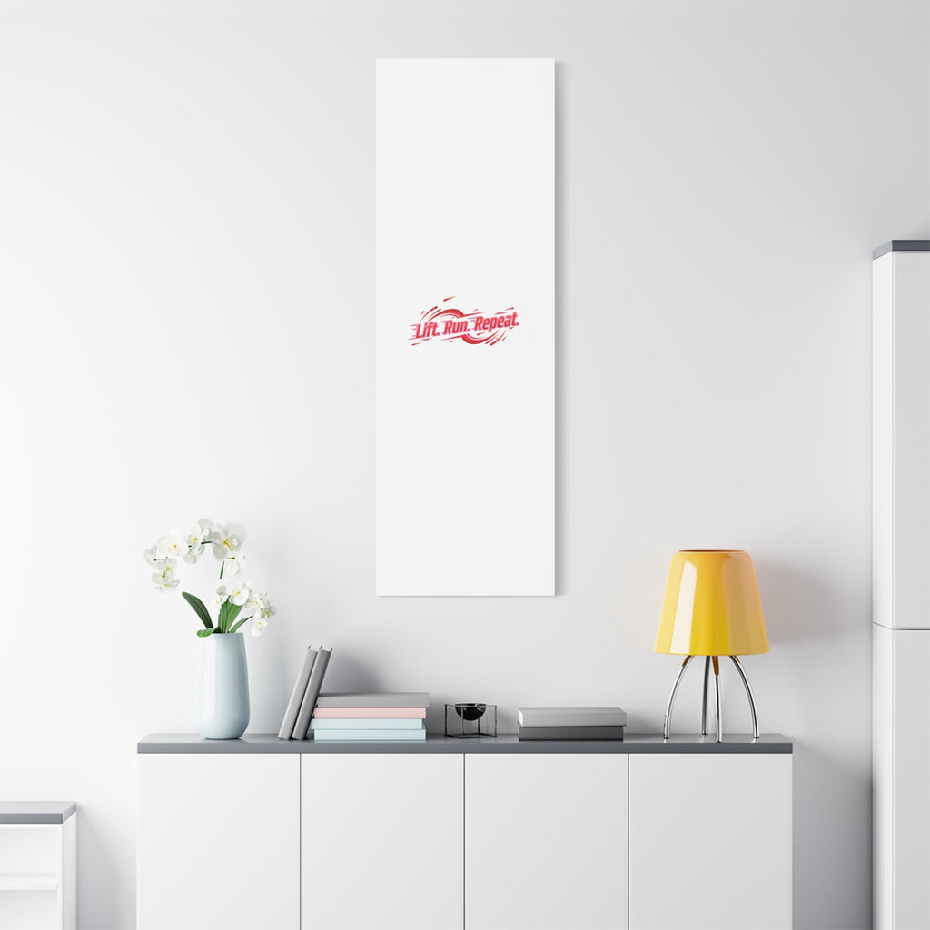 Lift Run Repeat Canvas | Fitness Wall Art, Gym Motivation