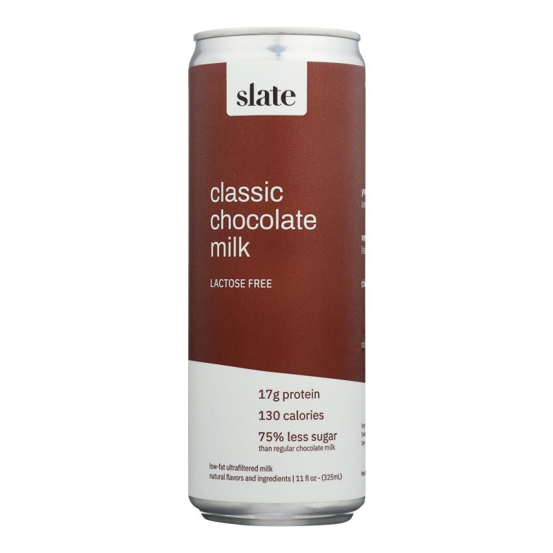 Slate Milk 11 Fl Oz Chocolate Milk (Pack of 12) Aseptic Lf