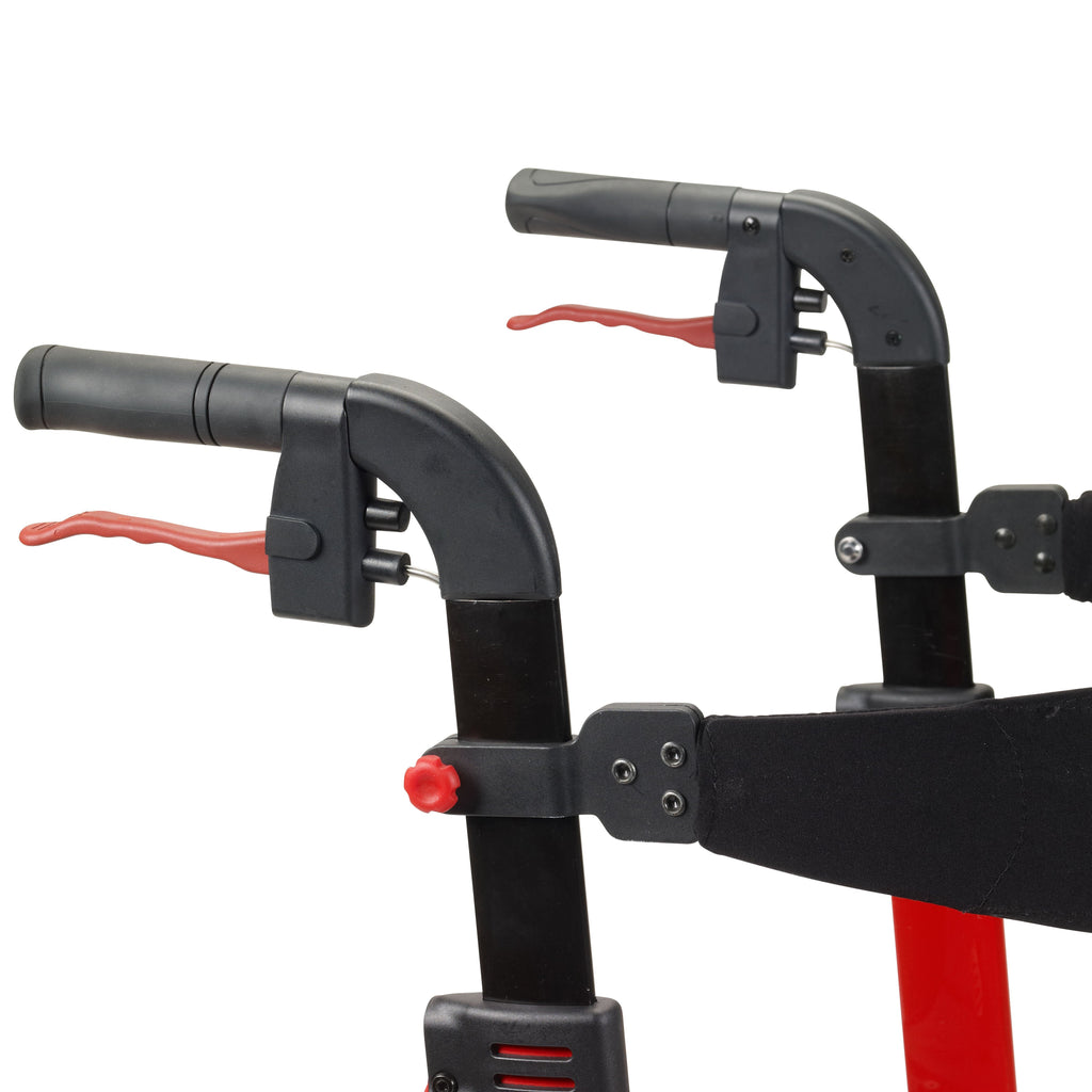 drive™ Nitro Four-Wheel Rollator, Red RTL10266