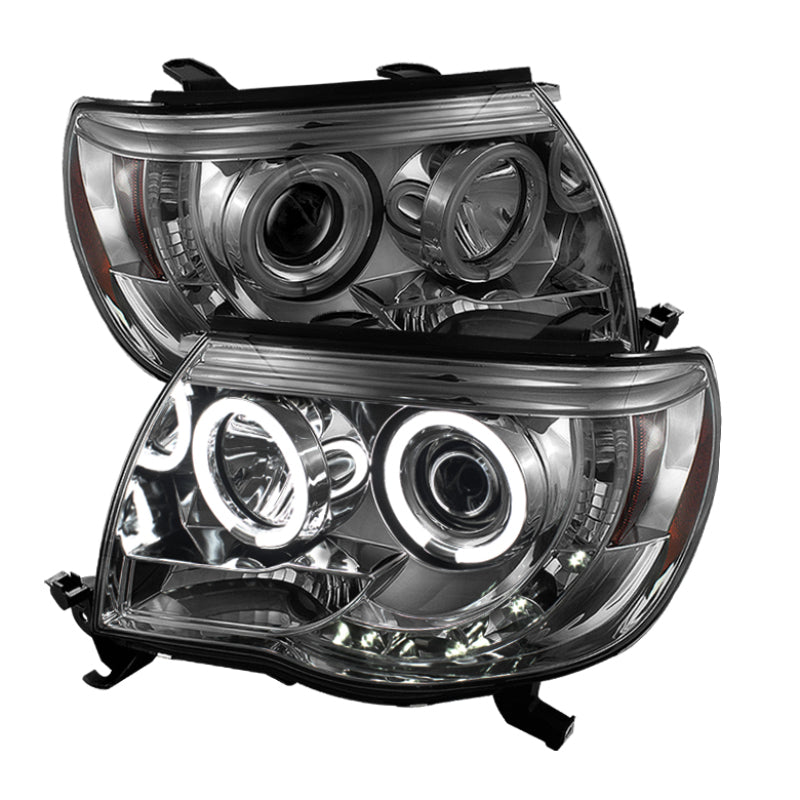 SPYDER Toyota Tacoma 05-11 Projector Headlights CCFL Halo LED Smke PRO-YD-TT05-CCFL-SM 5042088
