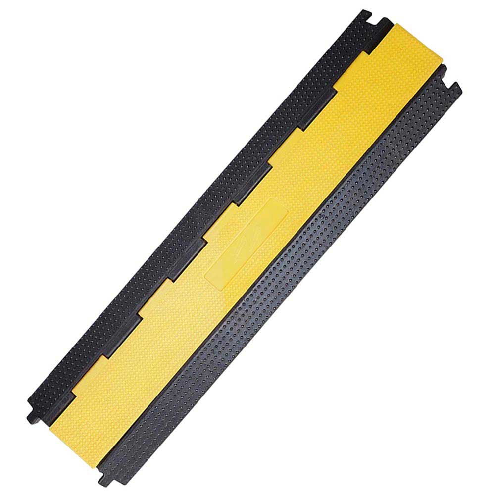 Yescom Cable Ramp Protector Rubber Cable Cover 2-Channel (Preorder)