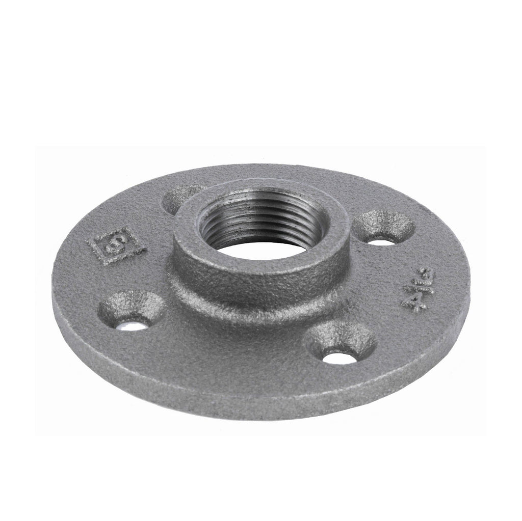 3/4 in. Black Floor Flange - PhishStones Products