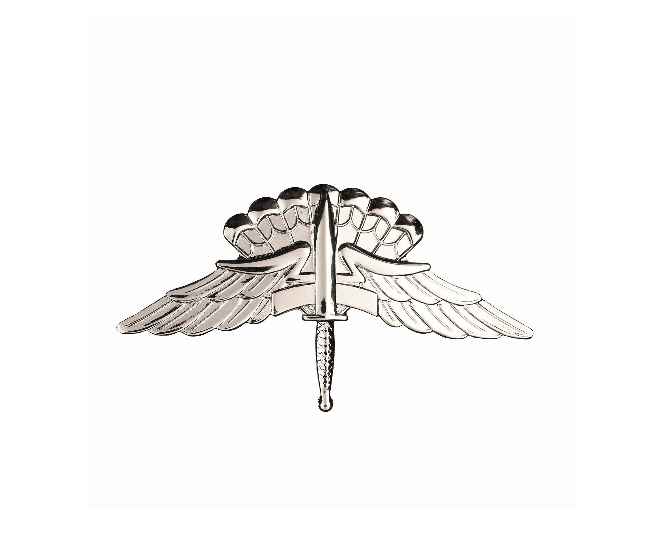 U.S. Army Military Free Fall Parachutist Halo (Basic) Dress Mini STA-BRITE® Pin On Badge