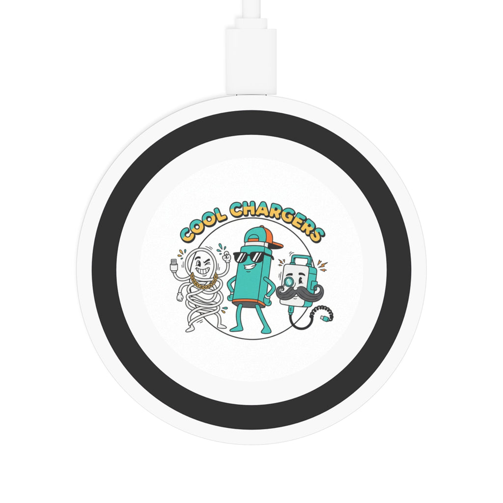 Wireless Charging Pad — "Cool Chargers" Cartoon Design