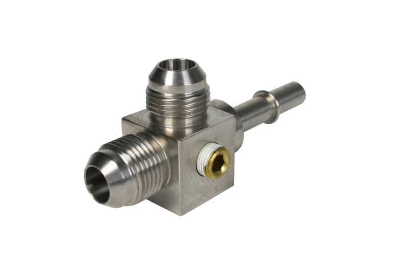 Aeromotive 3/8'' Male Quick Connect to (2) ORB-08 Male Flare T