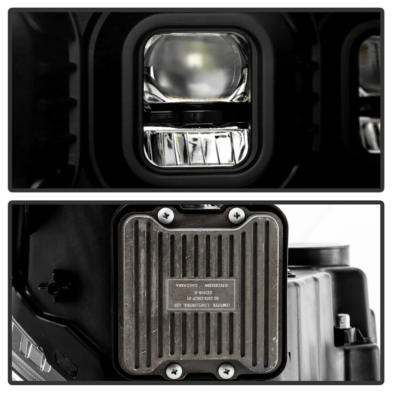 SPYDER 19-22 Dodge Ram 2500/3500 (Halogen Model Only) Proj. Headlights (PRO-YD-DR19HDHALAP-SEQ-BK) 5088604